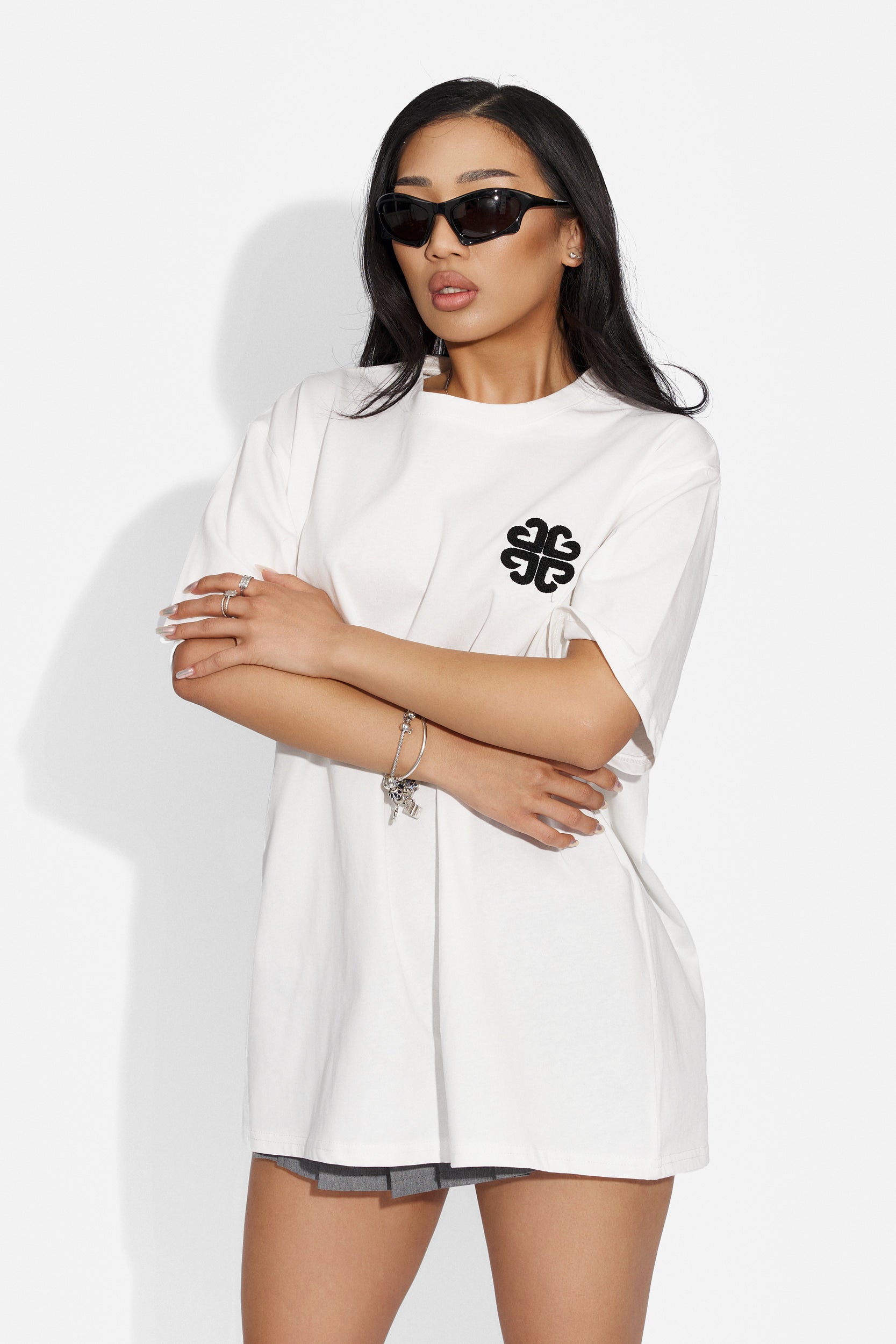 Tricou dama casual alb Forlany Bogas