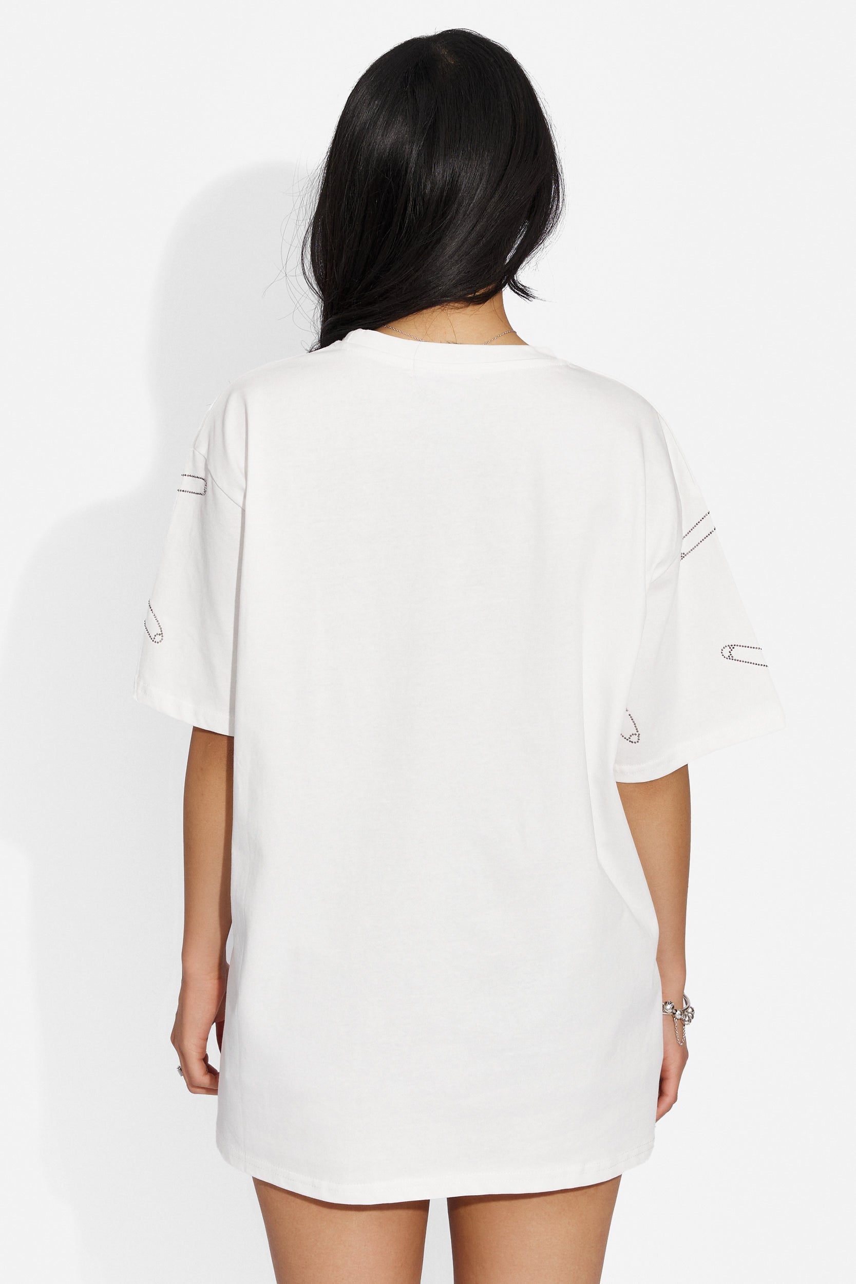 Tricou dama casual alb Kemapa Bogas