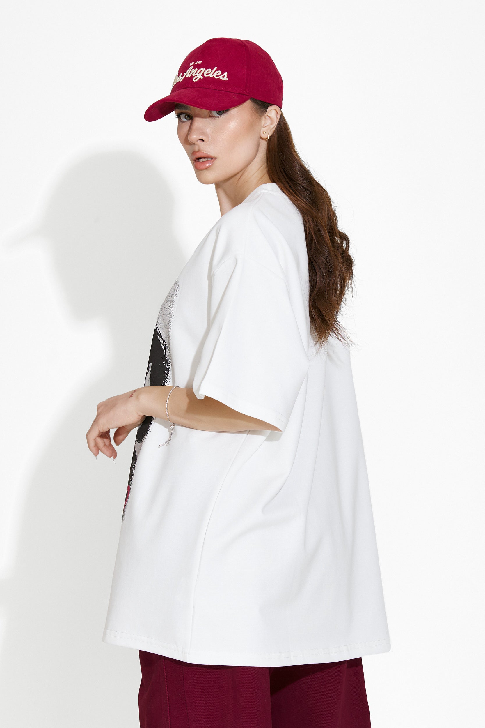 Tricou dama casual alb Yoko Bogas
