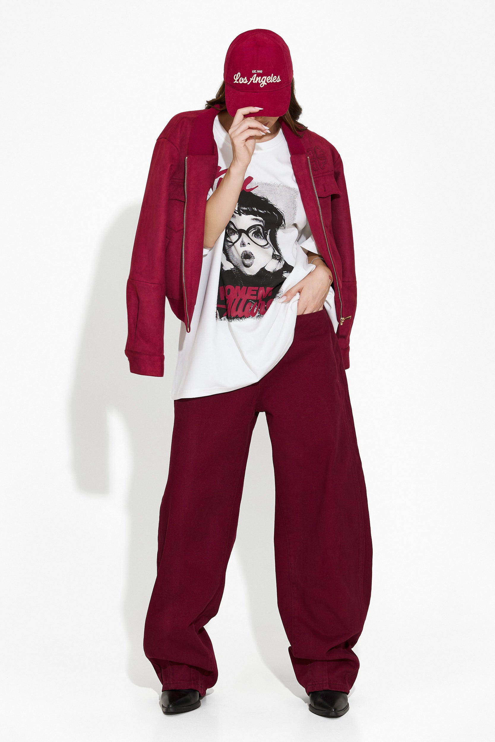 Tricou dama casual alb Yoko Bogas