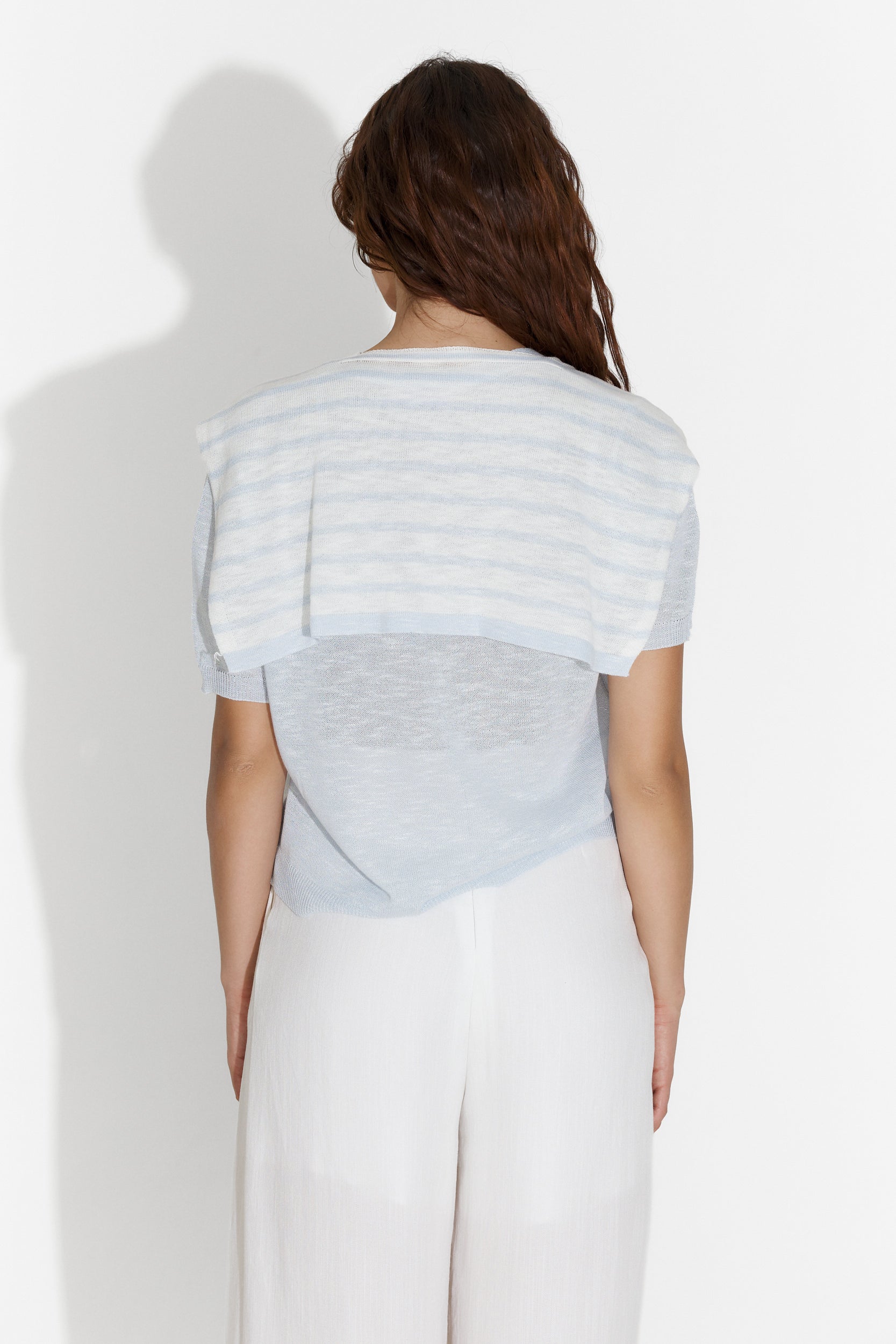 Tricou dama casual bleu Tinsia Bogas