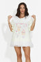 Tricou dama casual galben Olimia Bogas