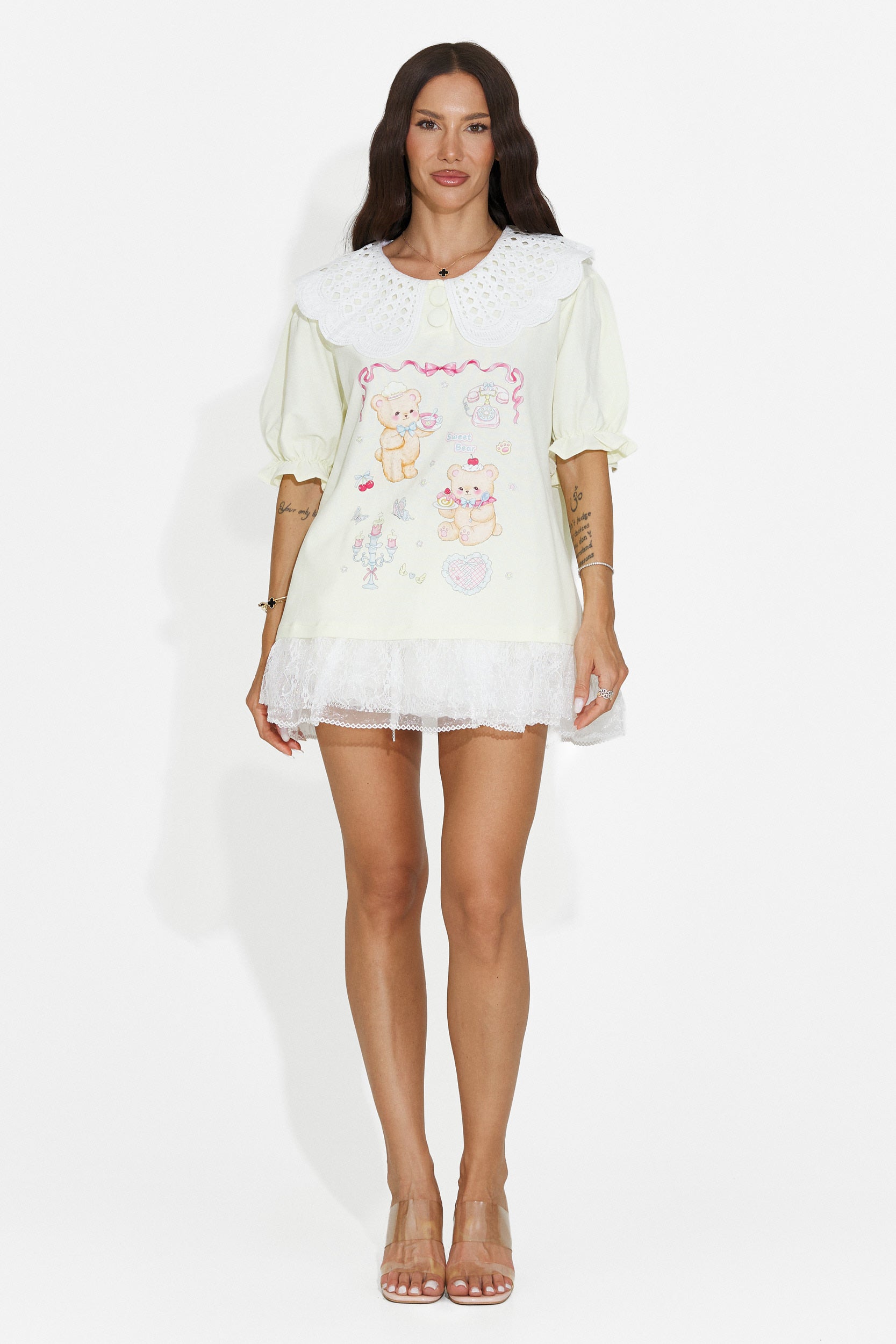 Tricou dama casual galben Olimia Bogas