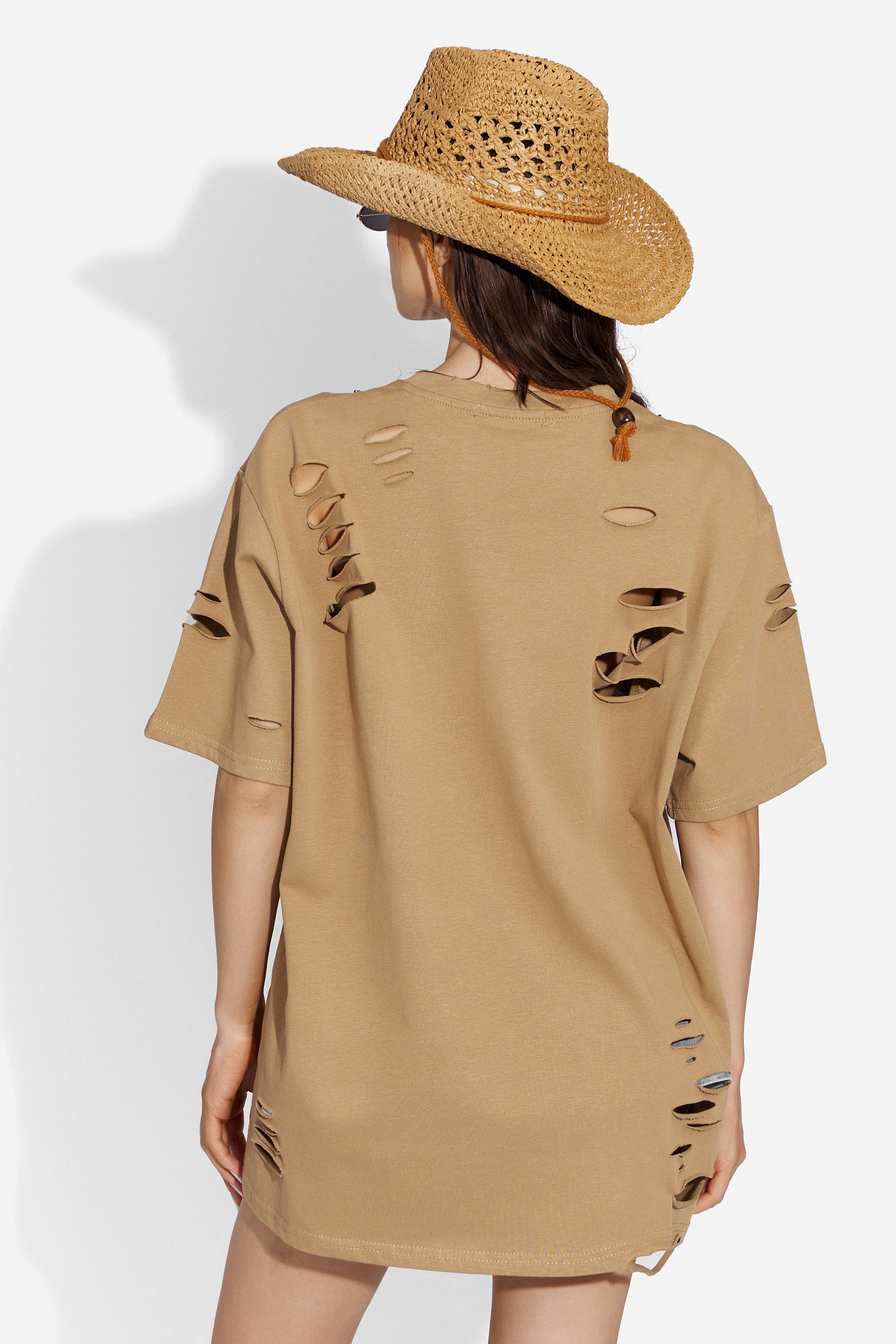 Ladies' casual brown Clipona Bogas T-shirt