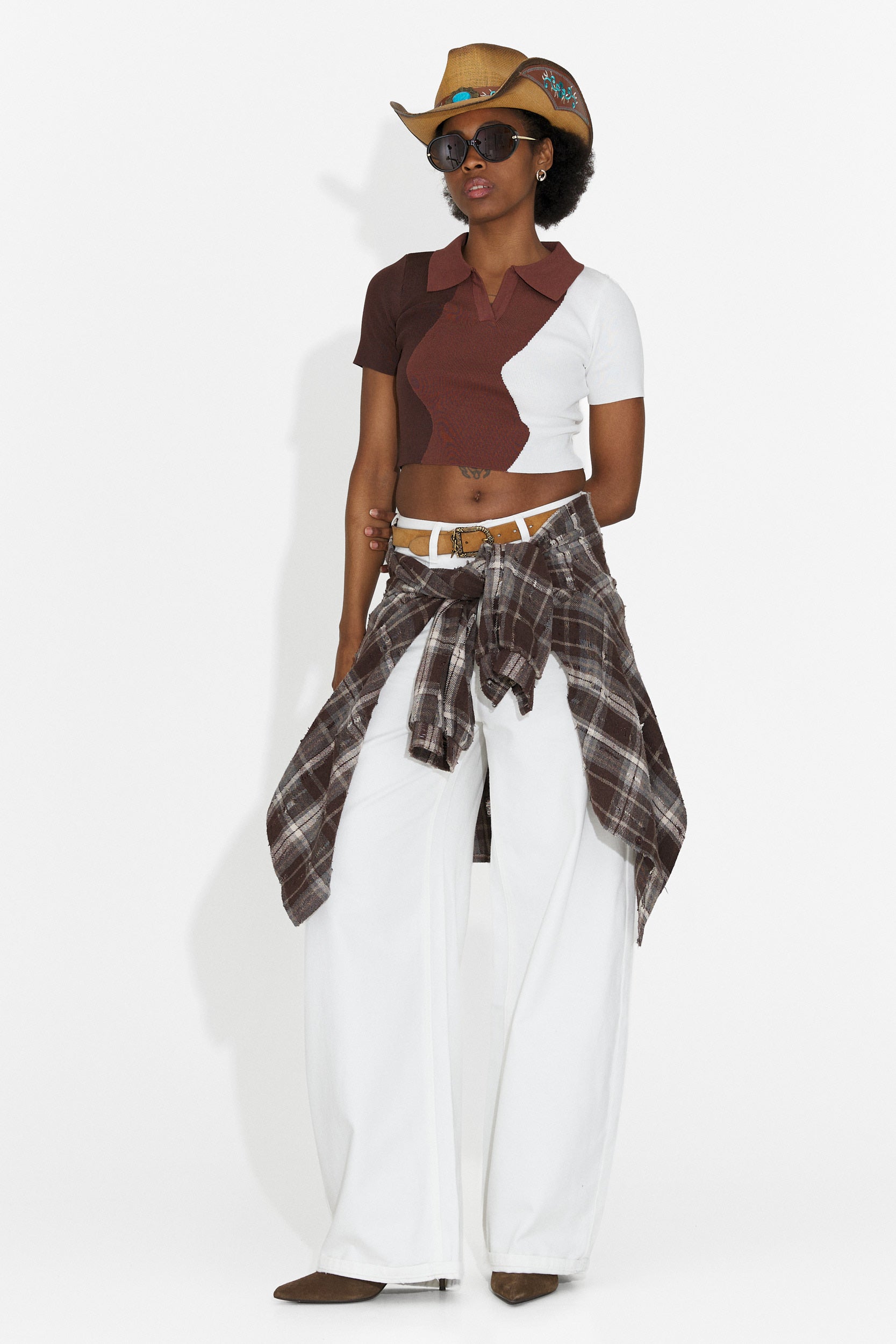 Tricou dama casual maro Oniana Bogas