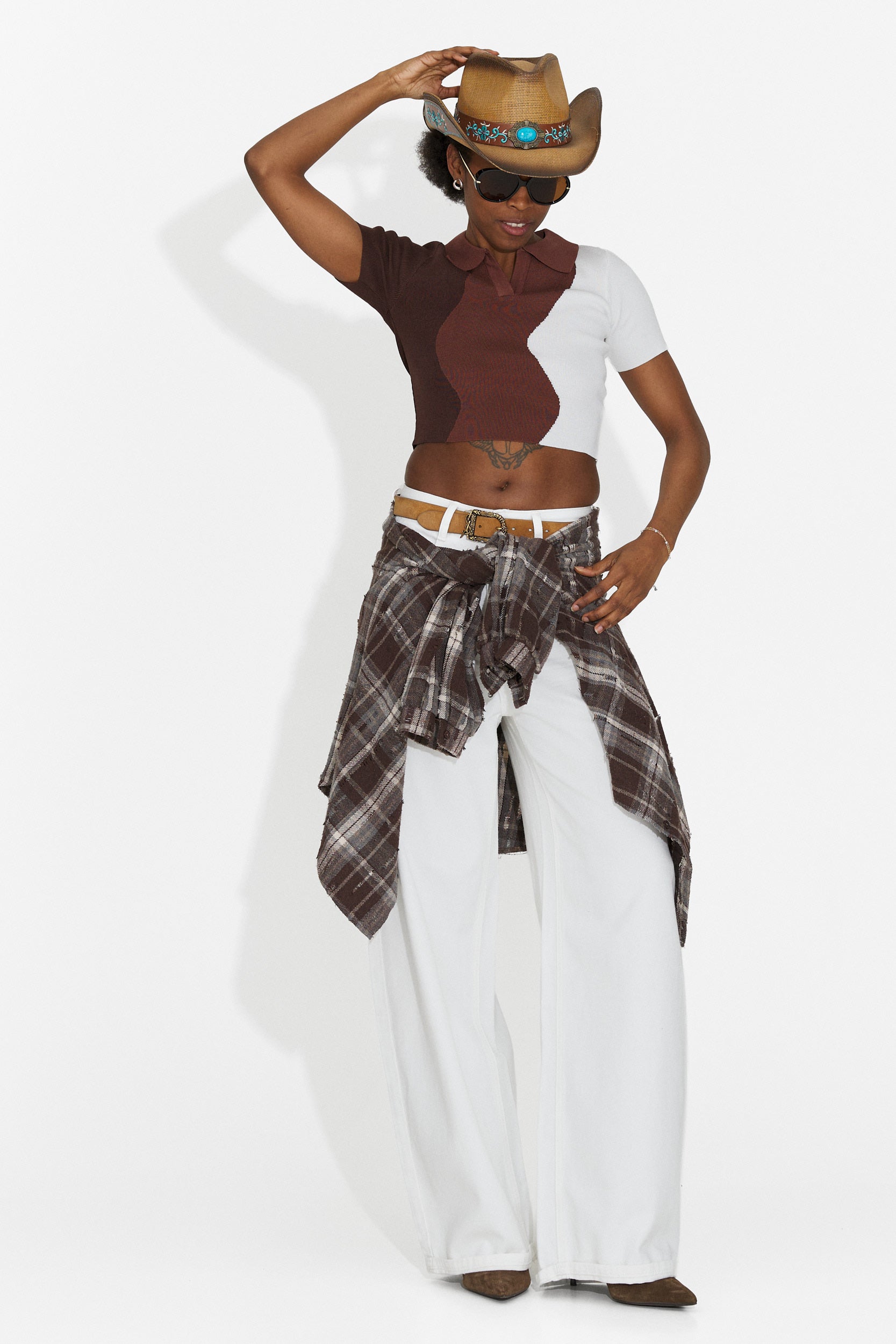 Tricou dama casual maro Oniana Bogas