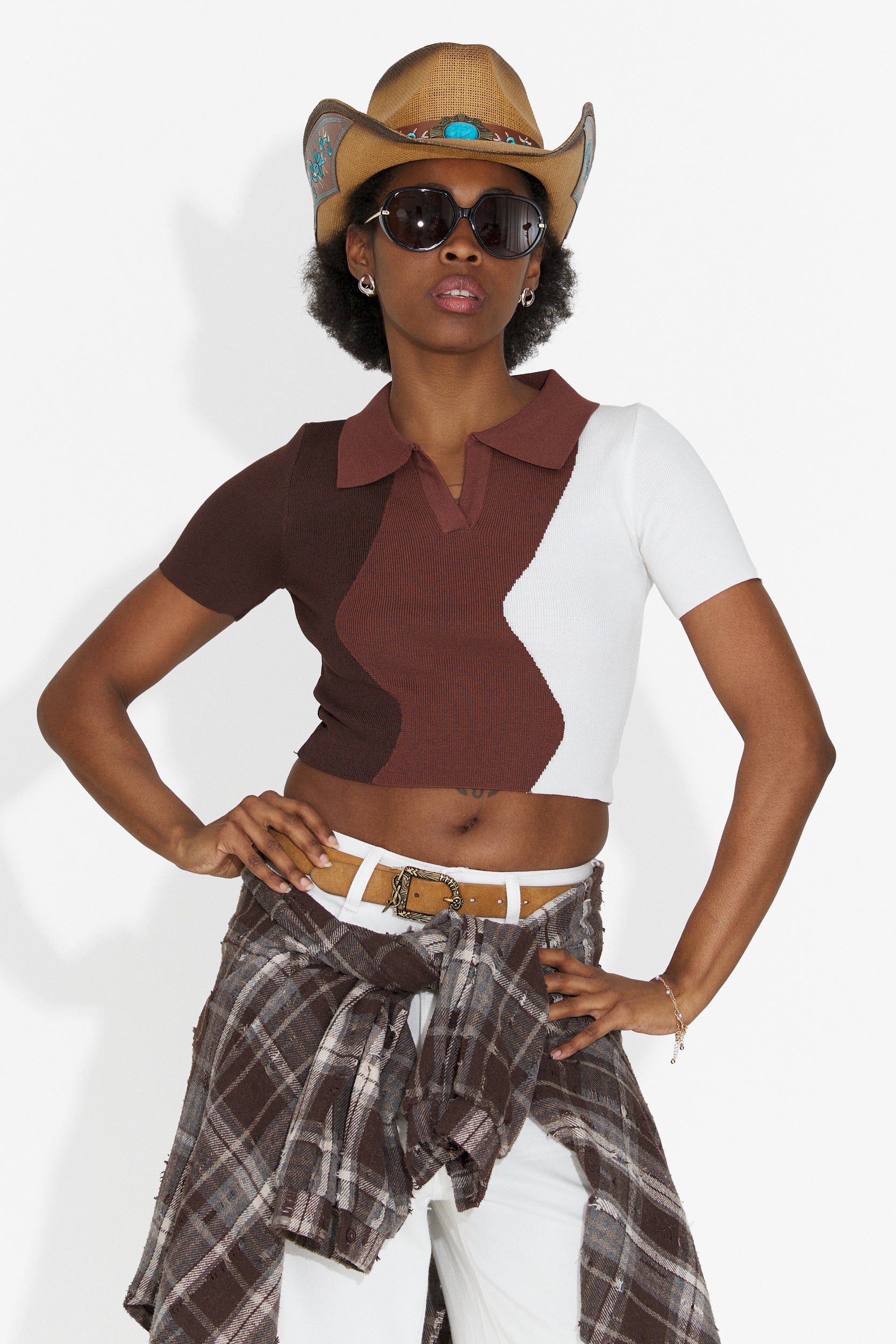 Tricou dama casual maro Oniana Bogas