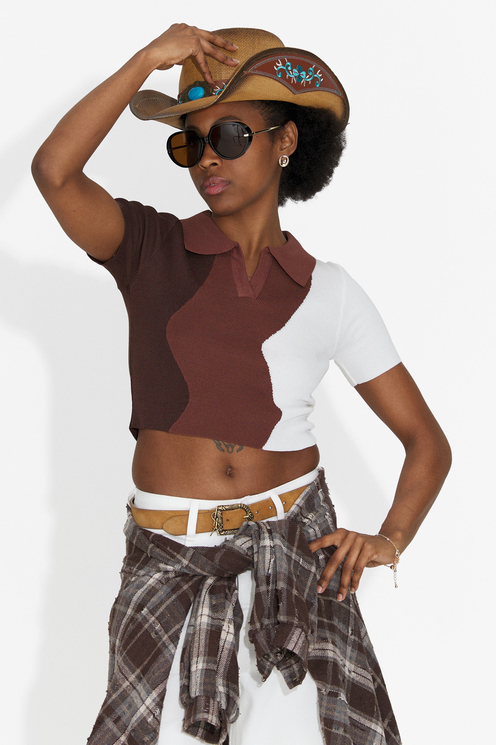 Tricou dama casual maro Oniana Bogas