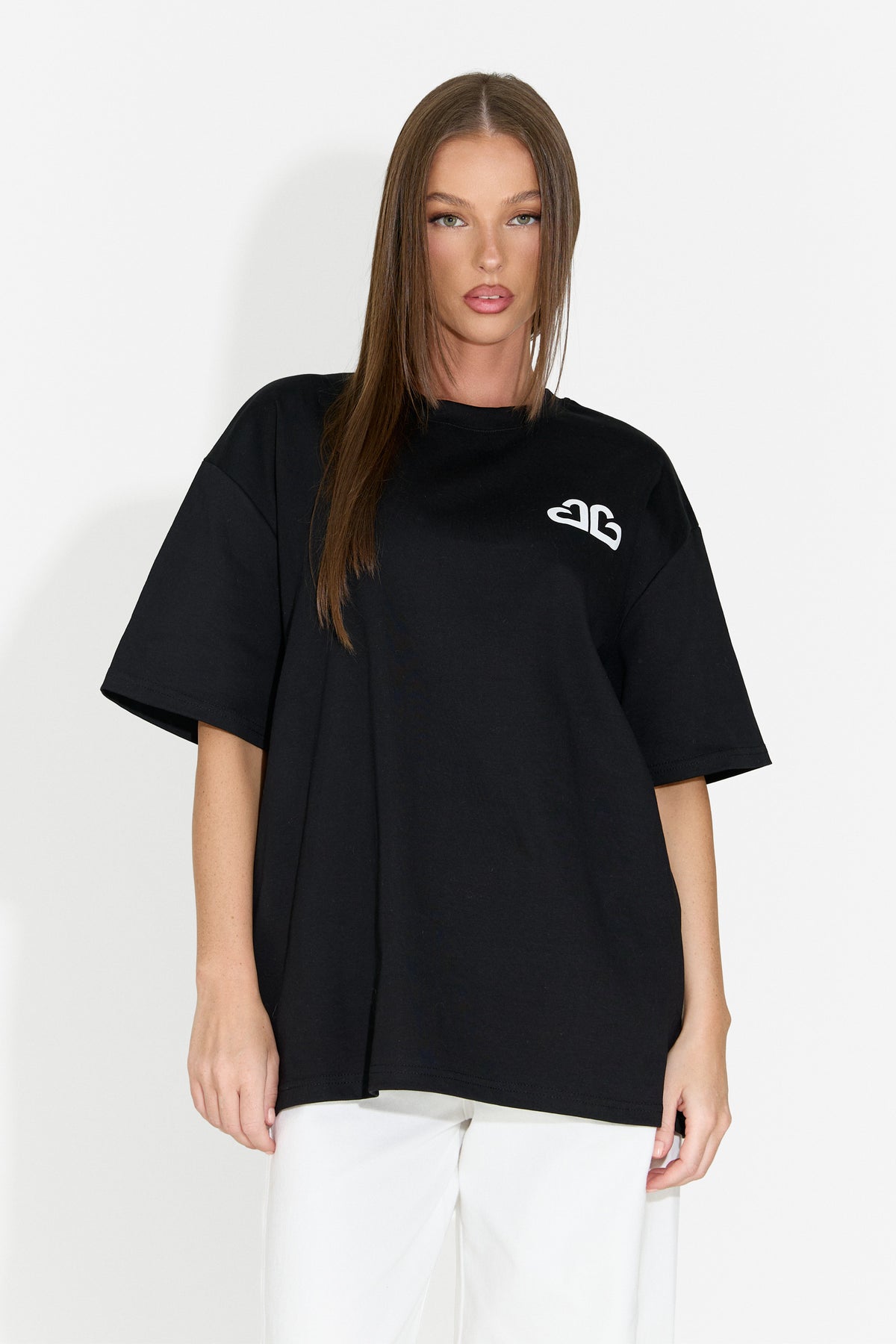 Tricou dama casual negru Abdias Bogas