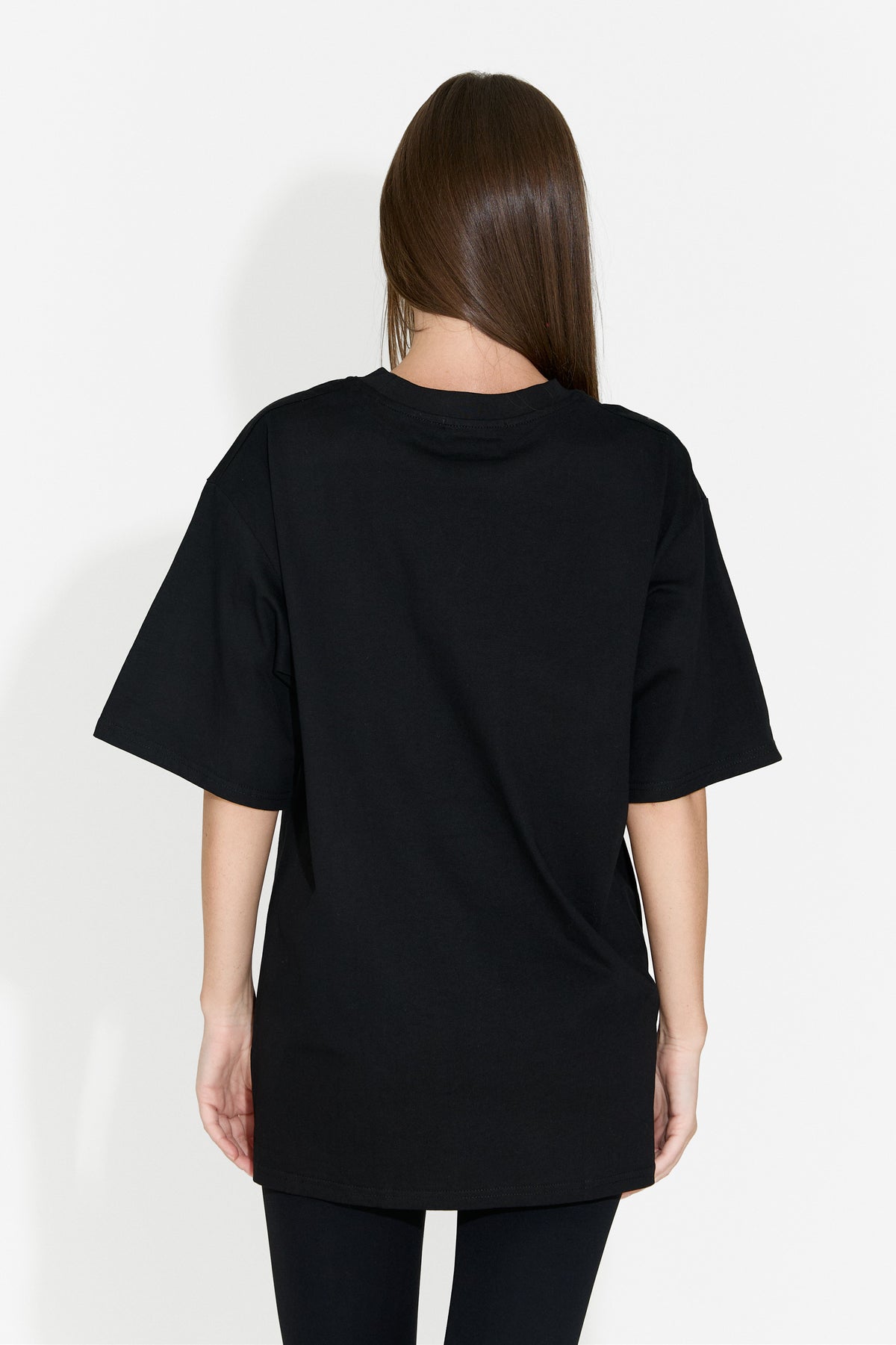 Tricou dama casual negru Analysis Bogas
