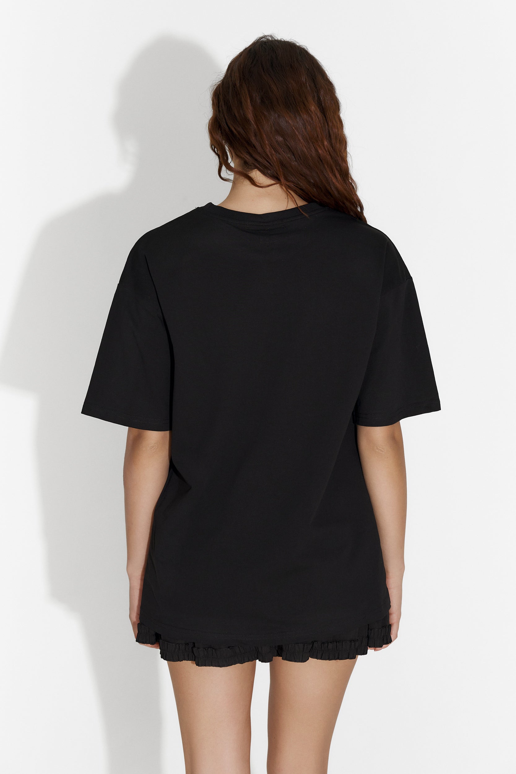 Tricou dama casual negru Clodike Bogas