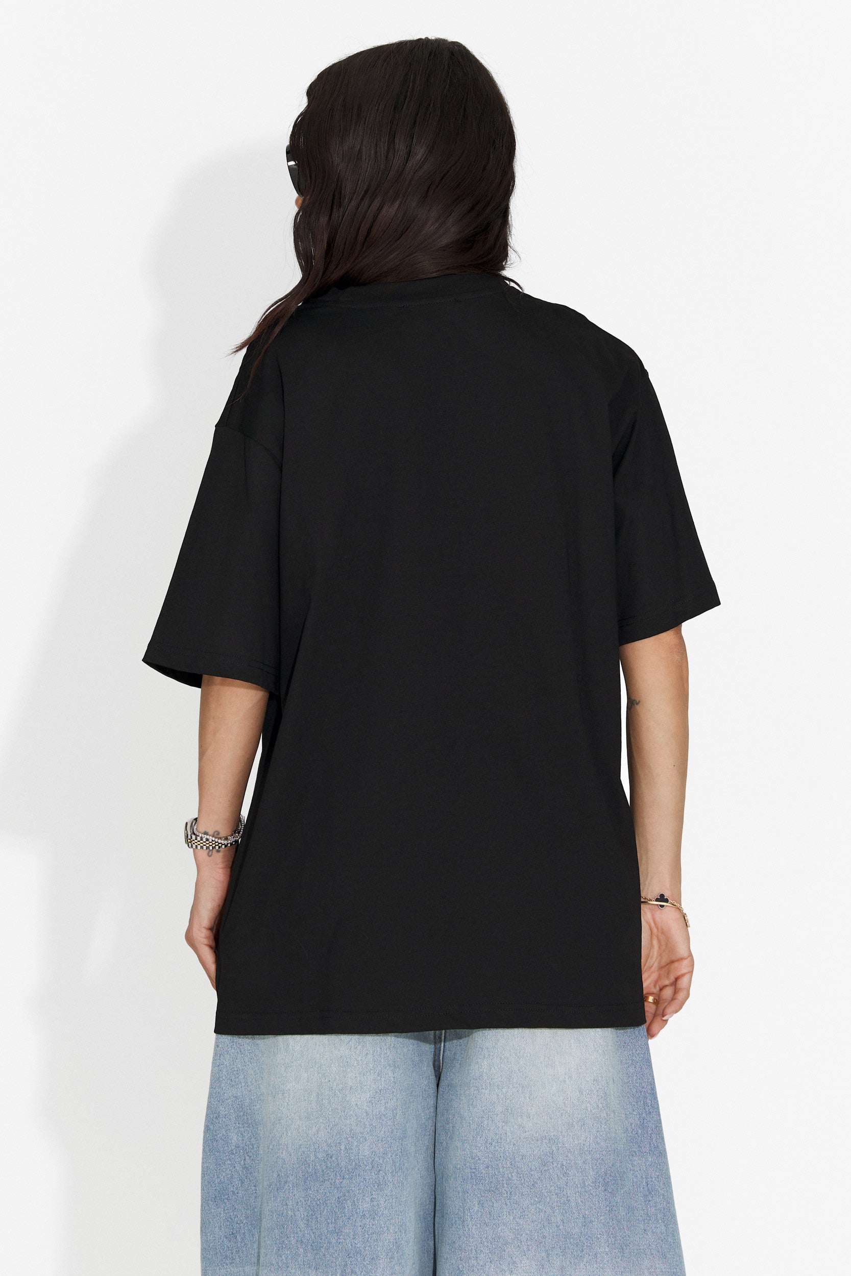 Tricou dama casual negru Kohleria Bogas