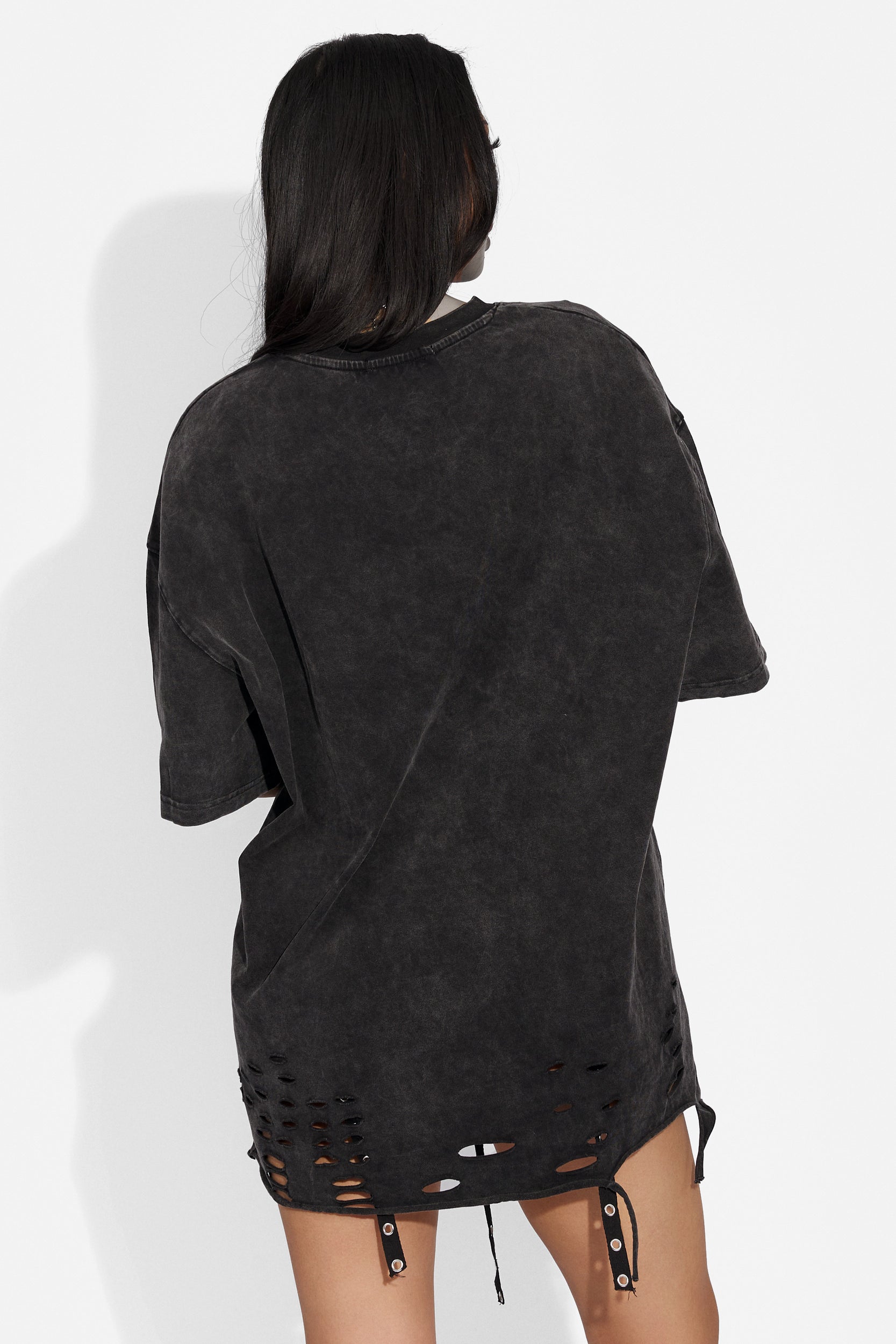 Tricou dama casual negru Riane Bogas