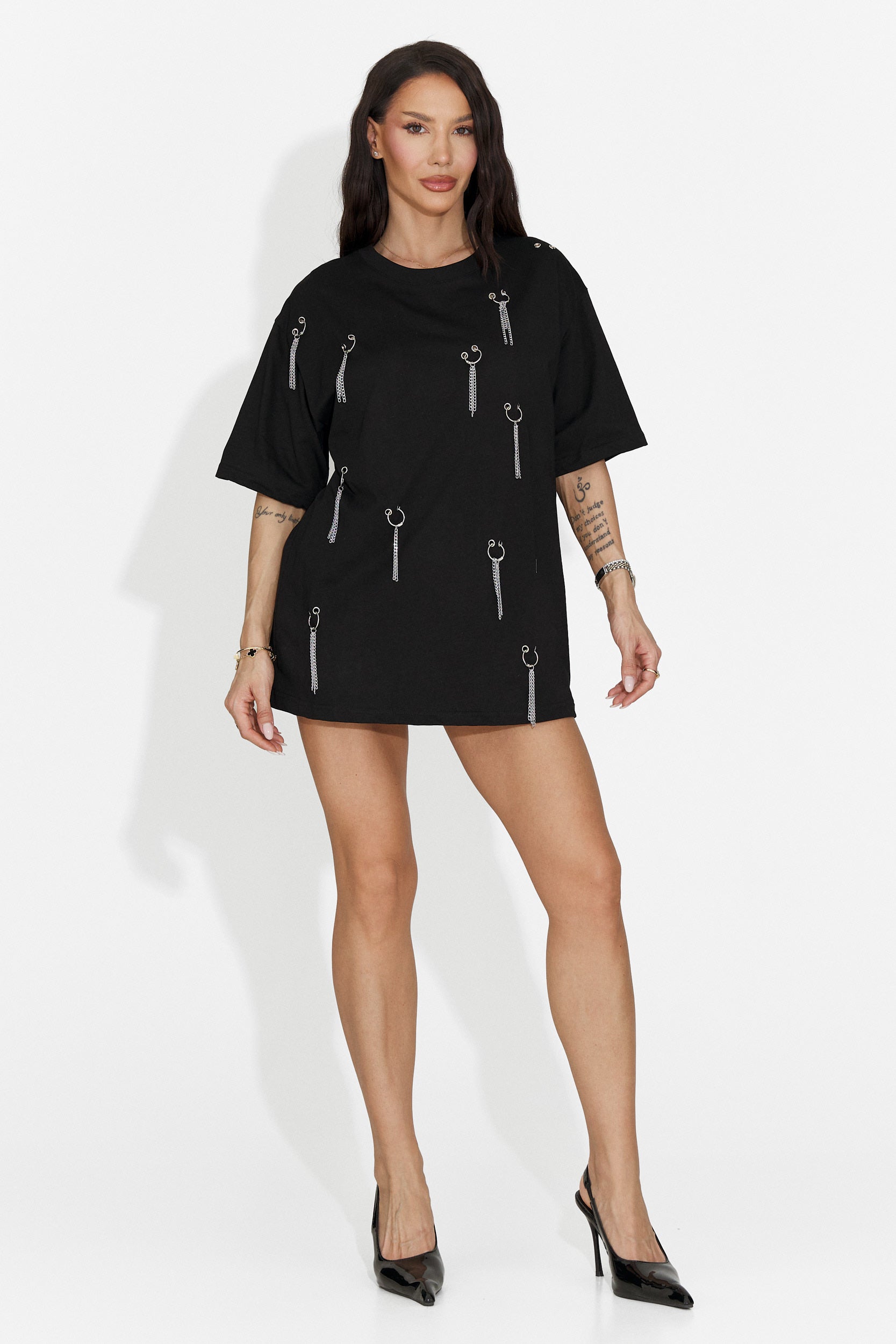 Tricou dama casual negru Zinia Bogas