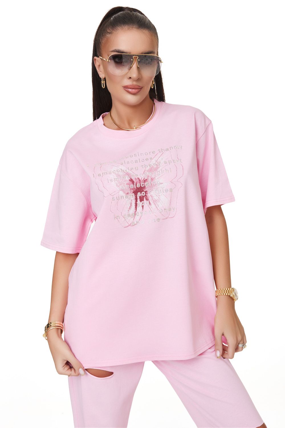 Ladies casual pink t-shirt Ralisa Bogas