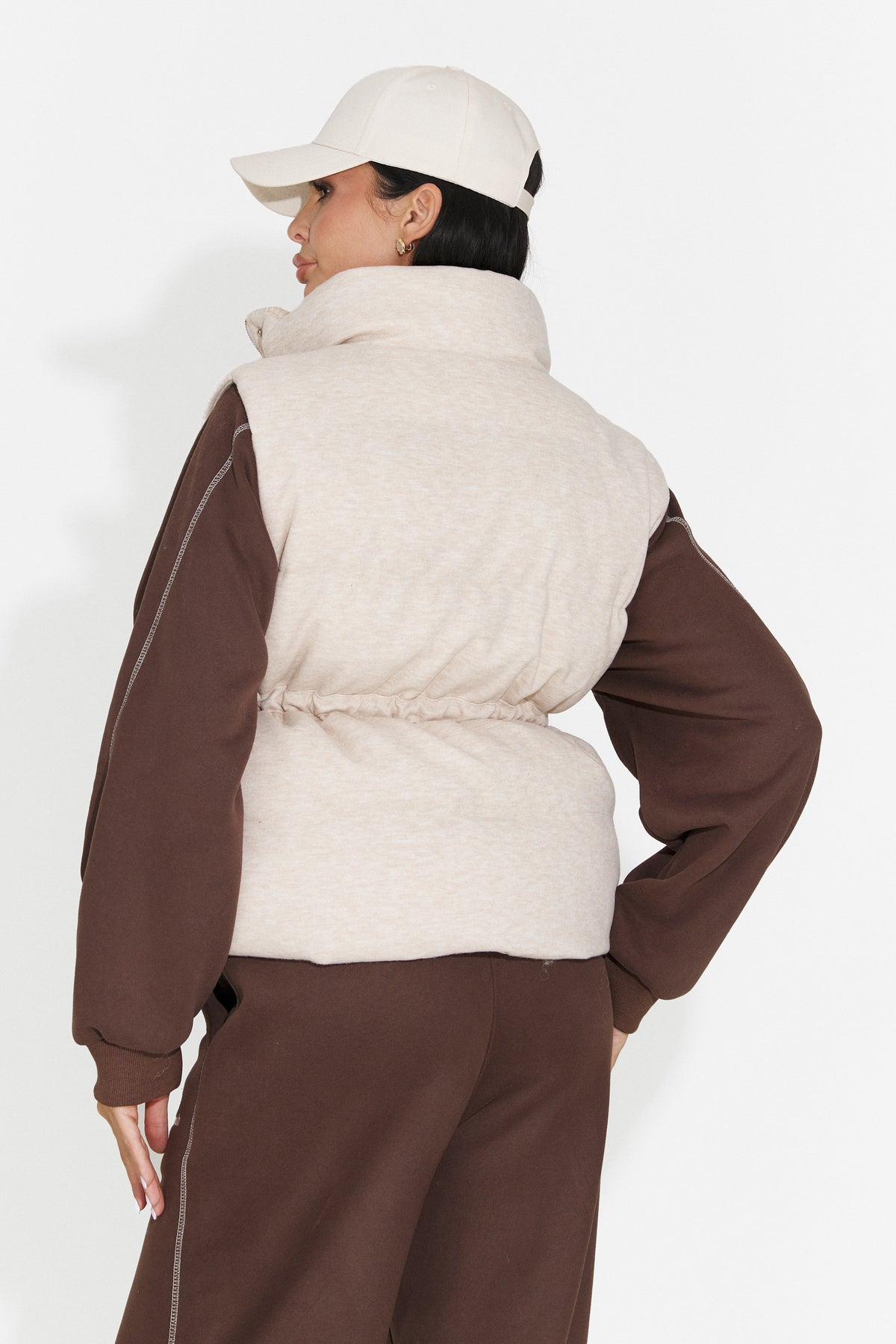 Vesta casual bej Ziroleira Bogas