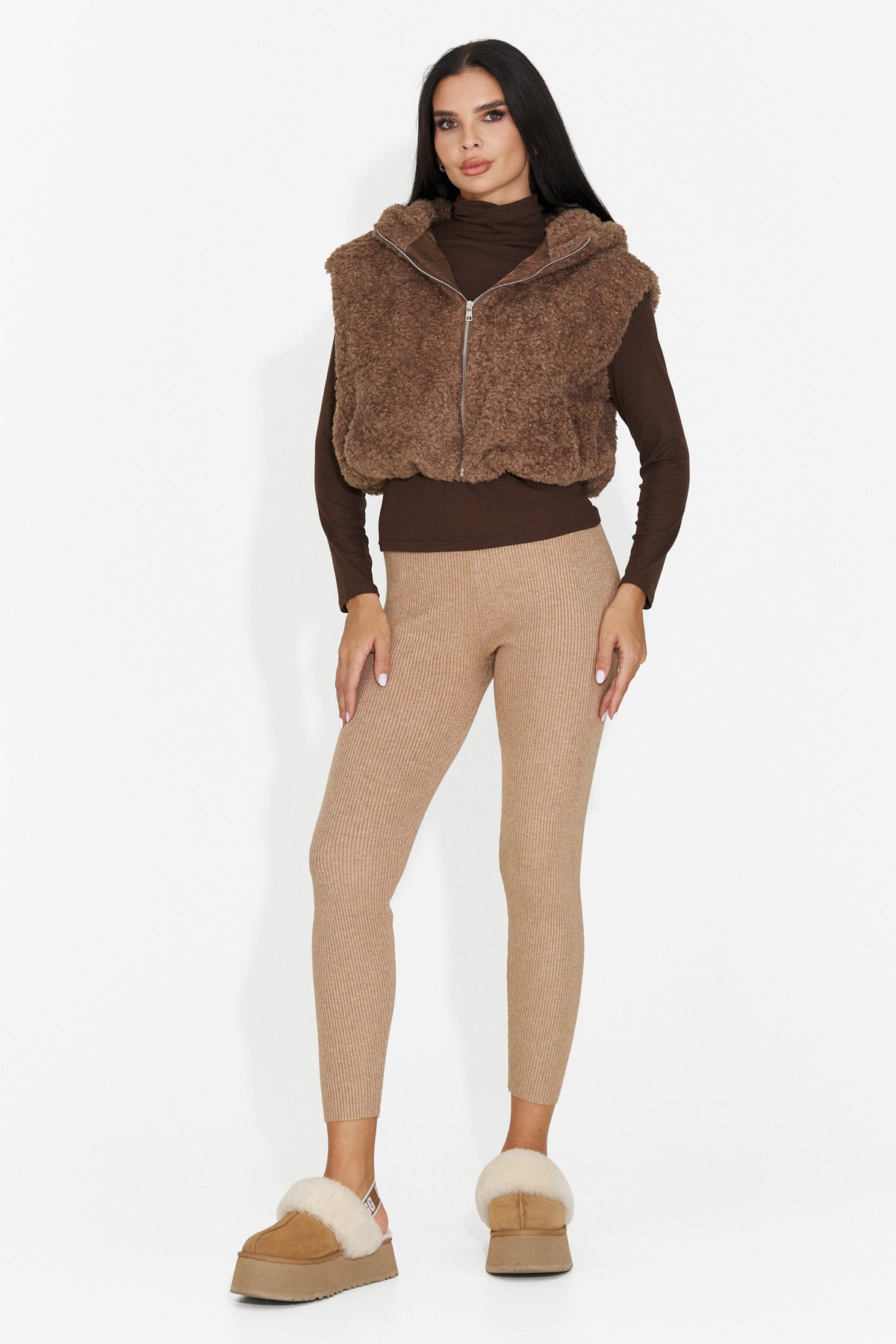 Vesta casual maro Lalaeina Bogas