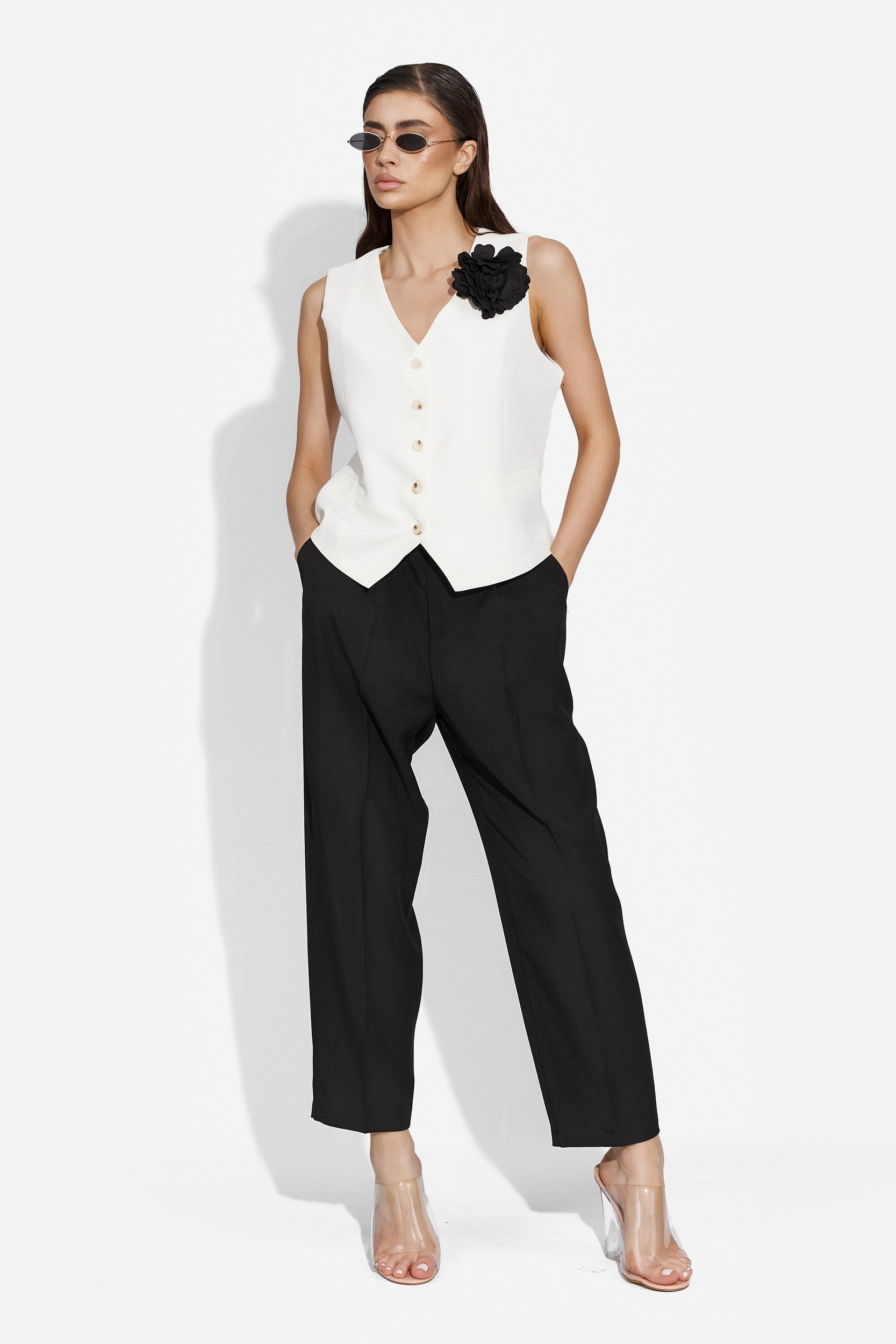 Versila Bogas white lady's vest