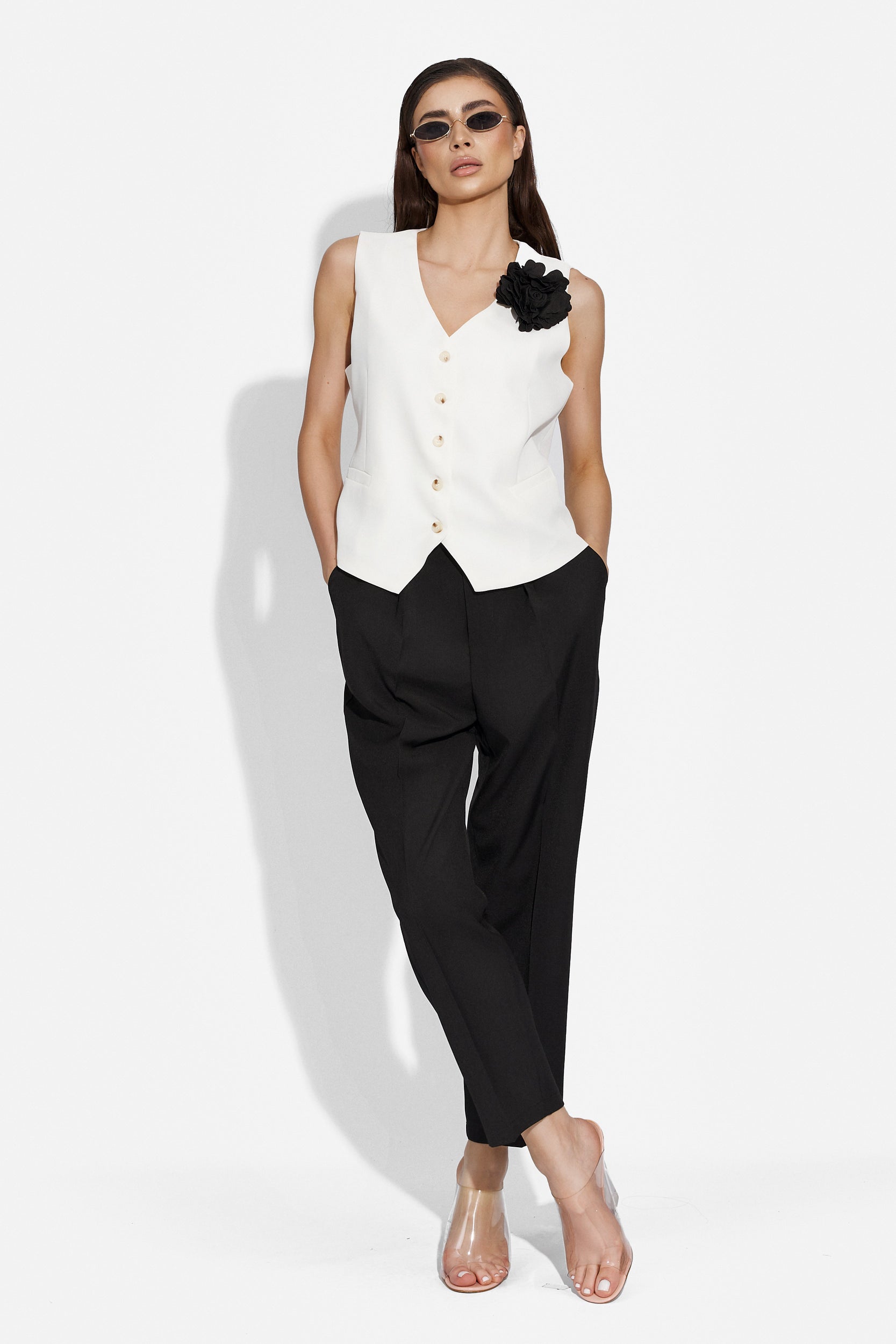 Versila Bogas white lady's vest