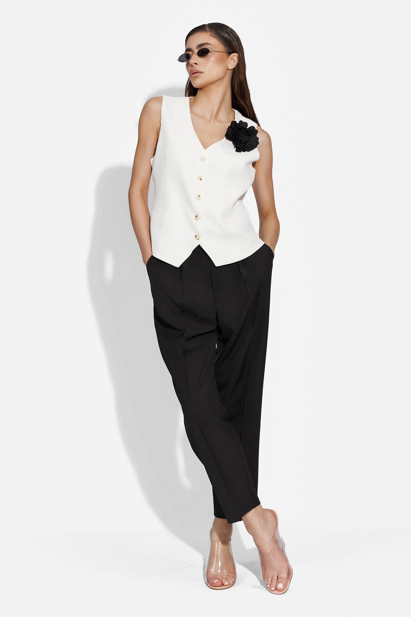 Versila Bogas white lady's vest