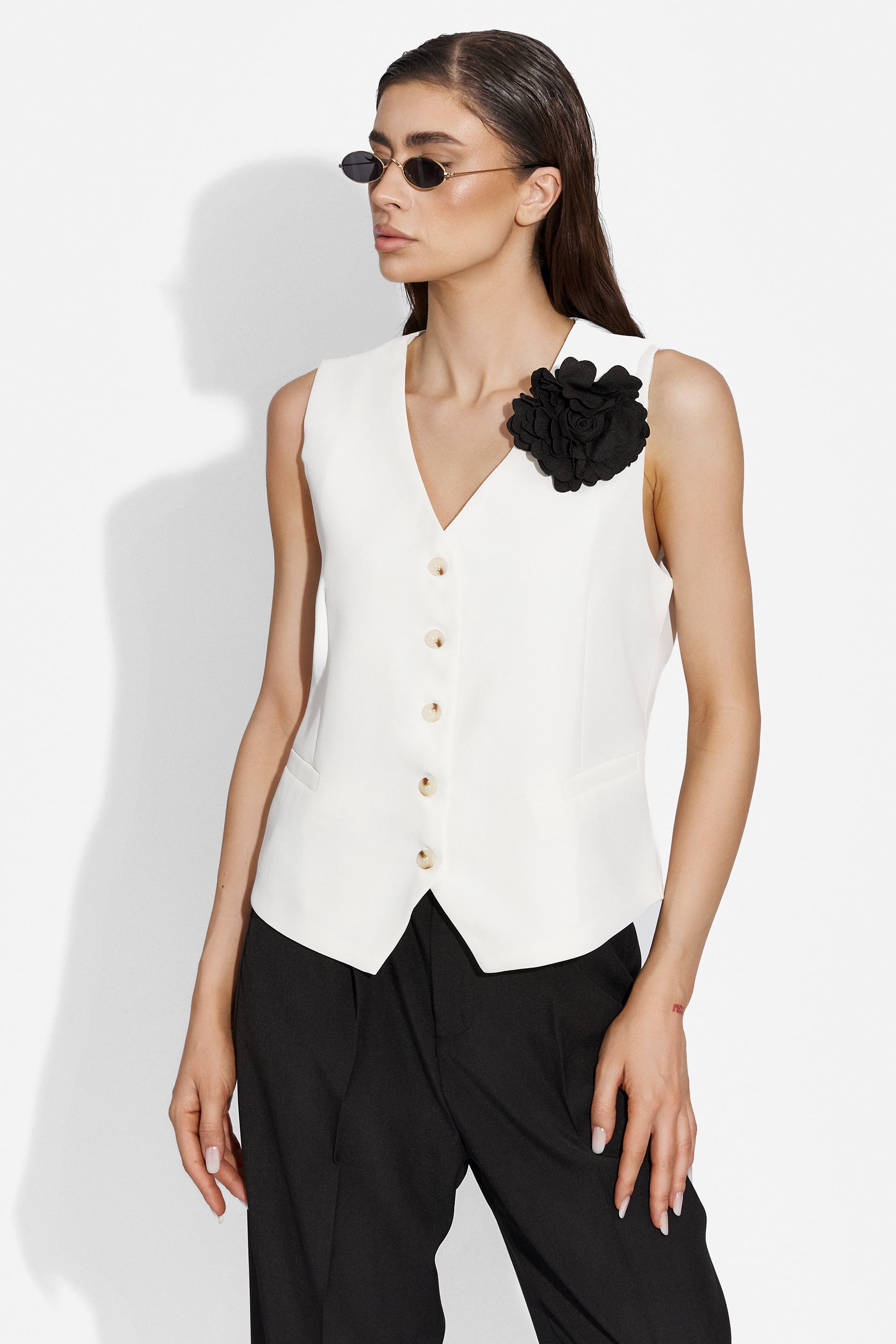 Versila Bogas white lady's vest