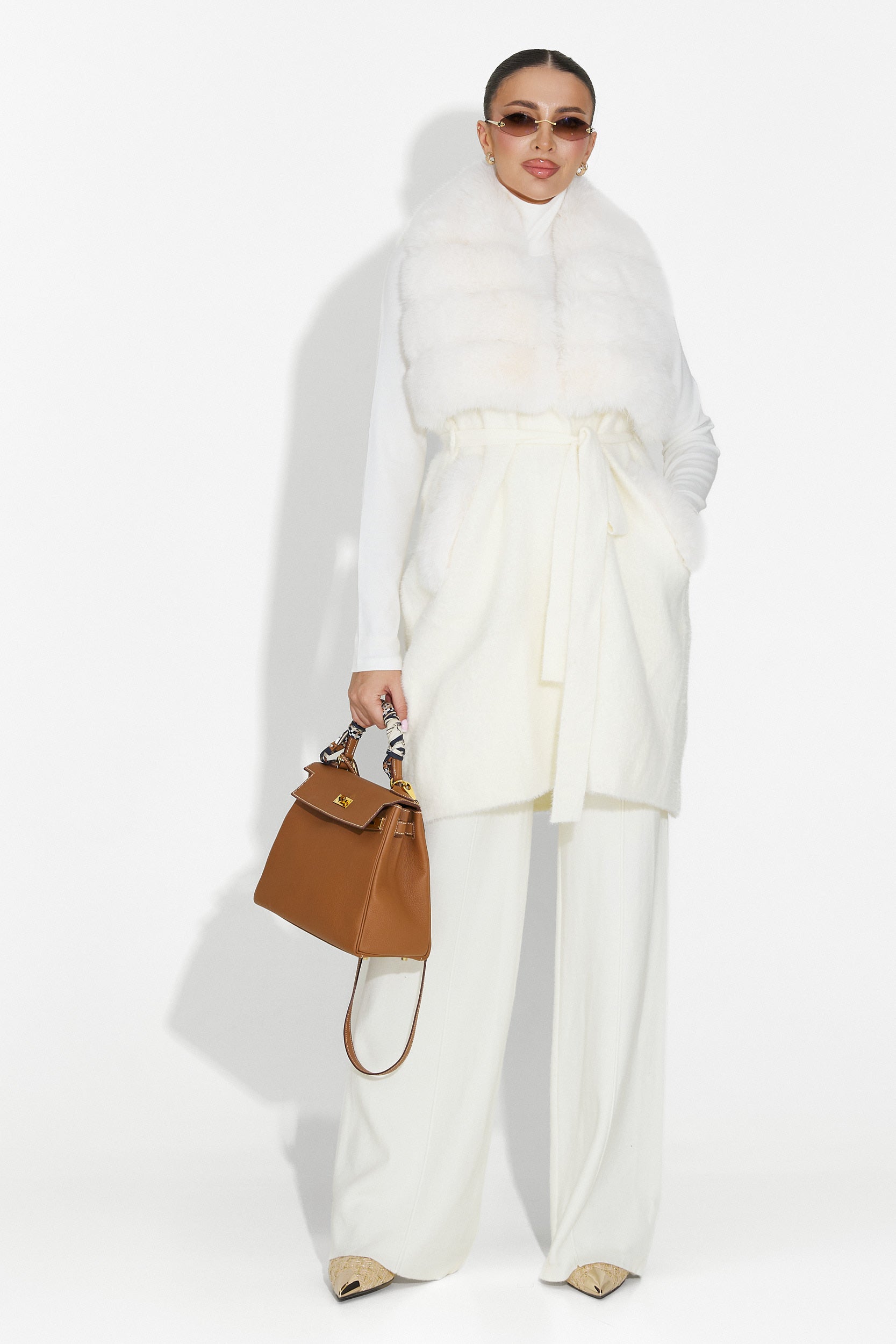 Beige Cloria Bogas Ladies Vest