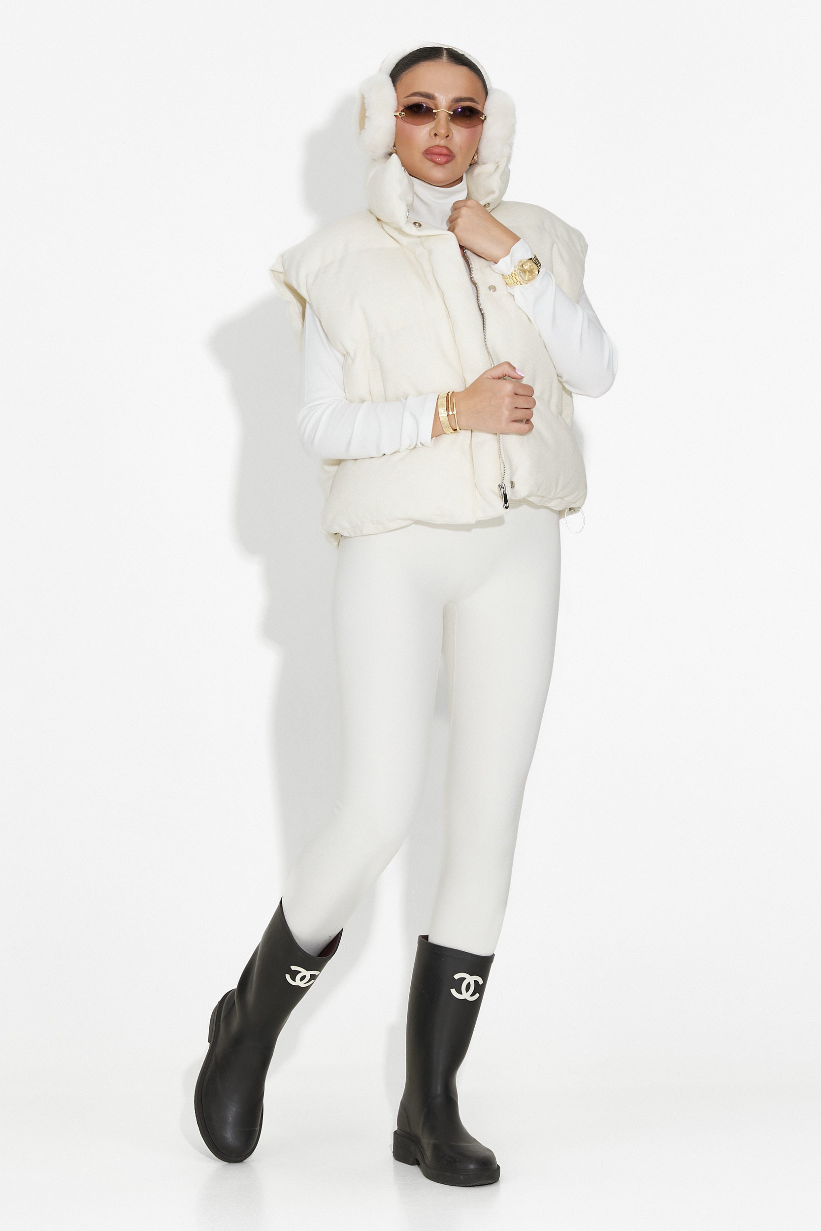 Vesta dama casual bej Cendira Bogas