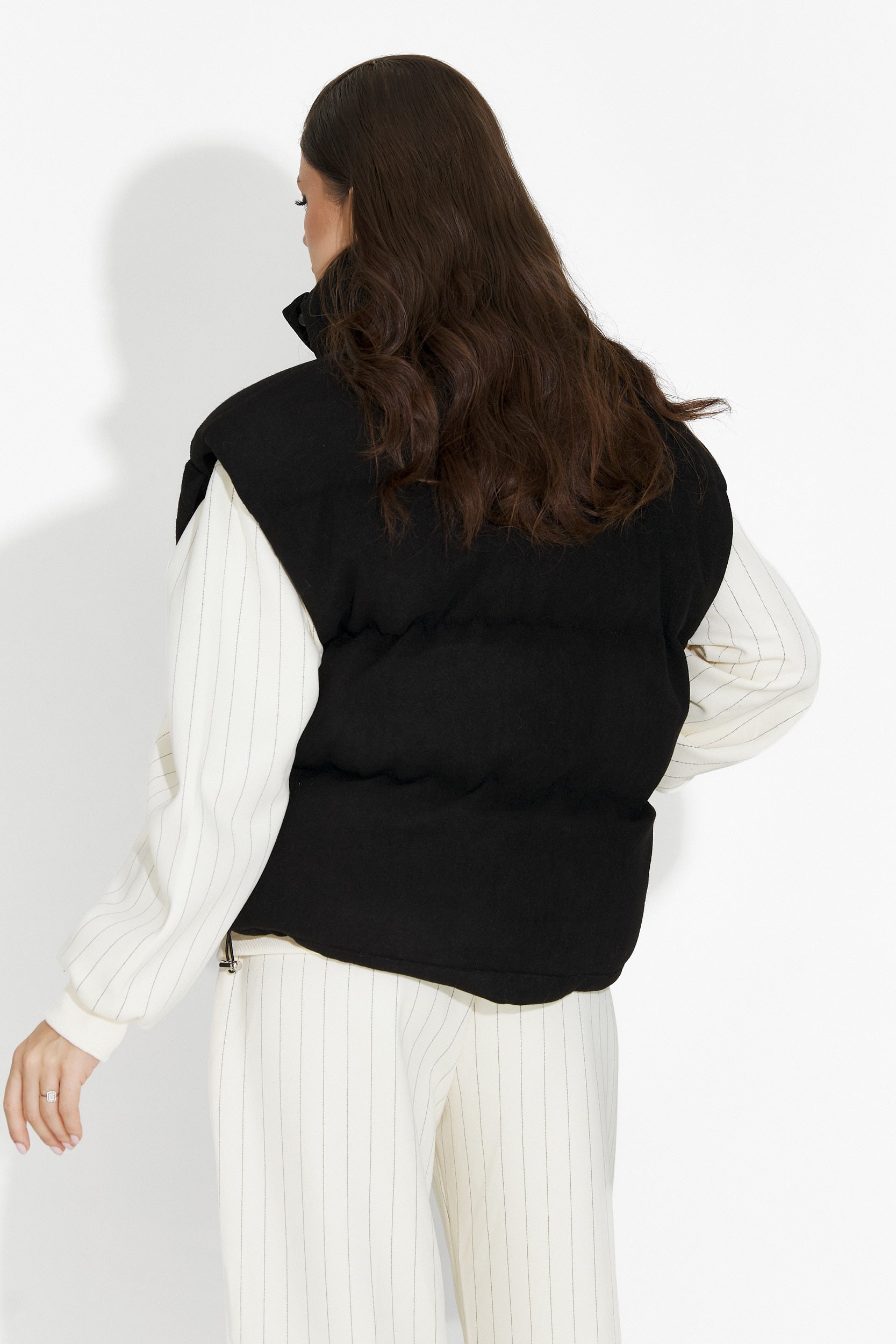 Vesta dama casual neagra Cendira Bogas