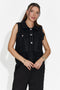 Vesta dama casual neagra Kaleria Bogas