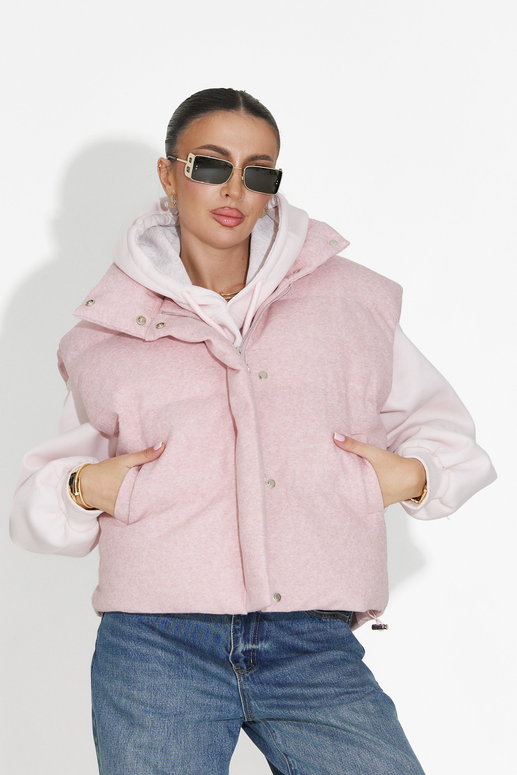 Vesta dama casual roz Cendira Bogas