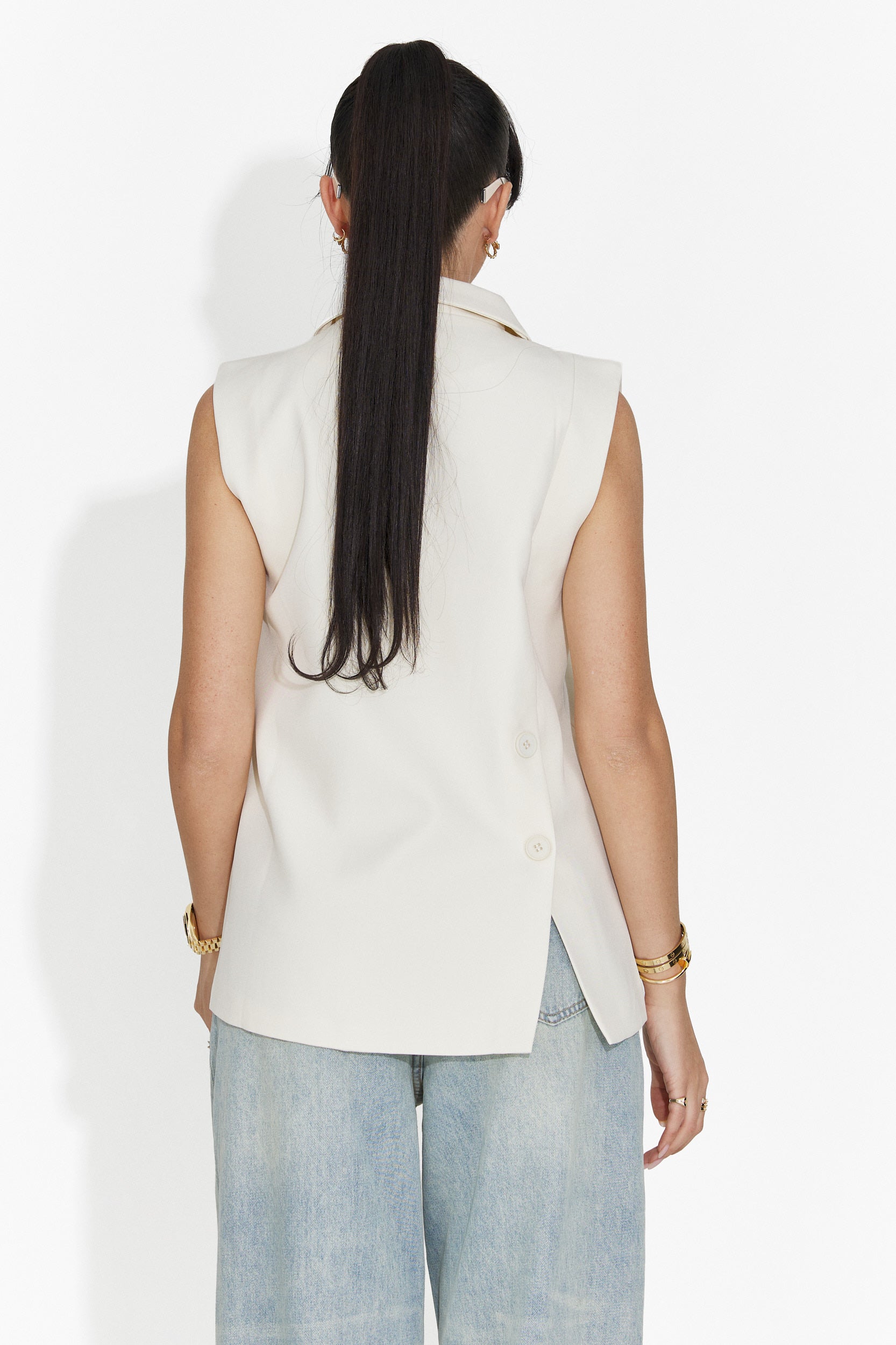 Vesta dama eleganta crem Meghan Bogas