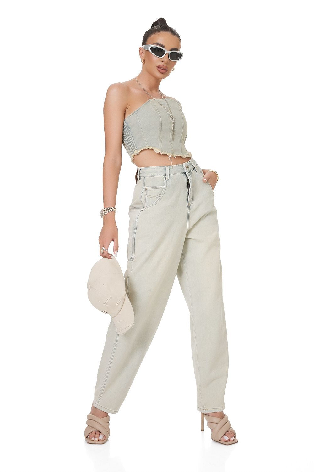 Ladies' casual jeans blue Tessel Bogas