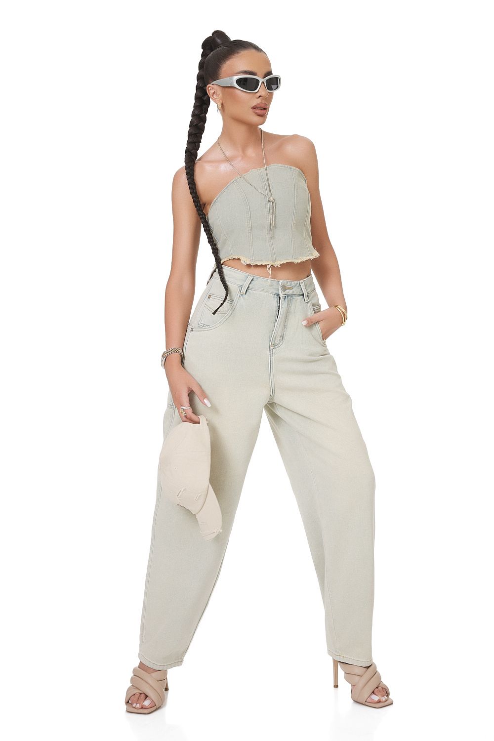 Ladies' casual jeans blue Tessel Bogas