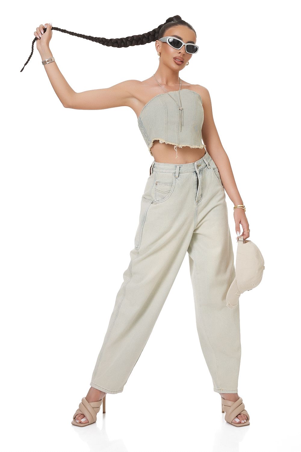 Ladies' casual jeans blue Tessel Bogas