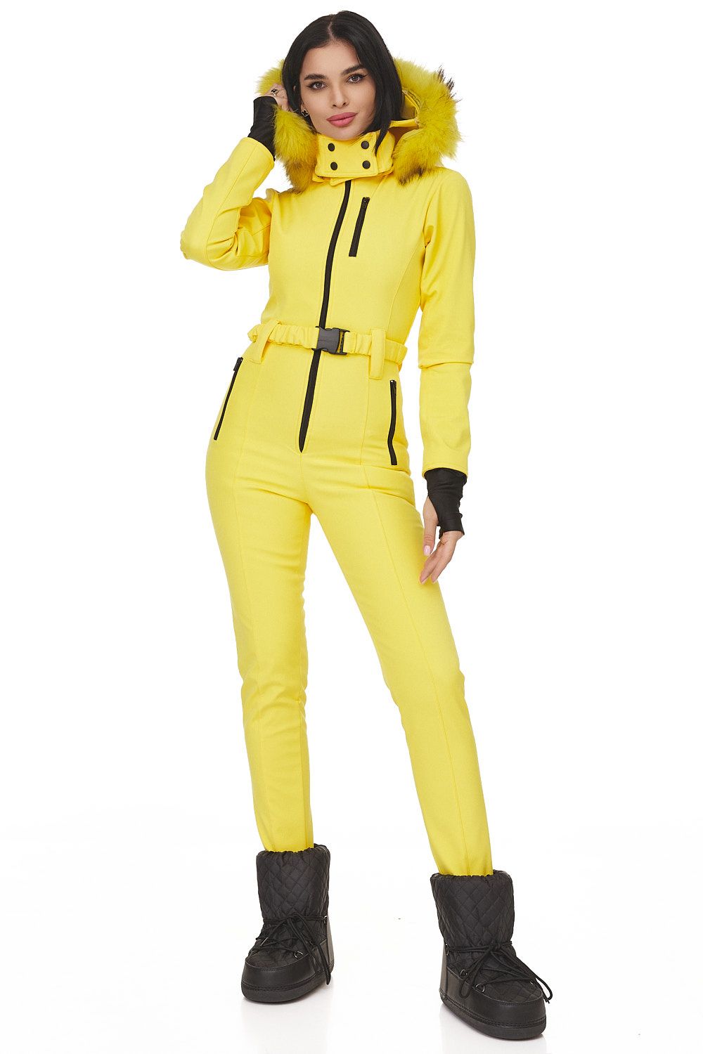 Salopeta ski casual galbena Paulis Bogas