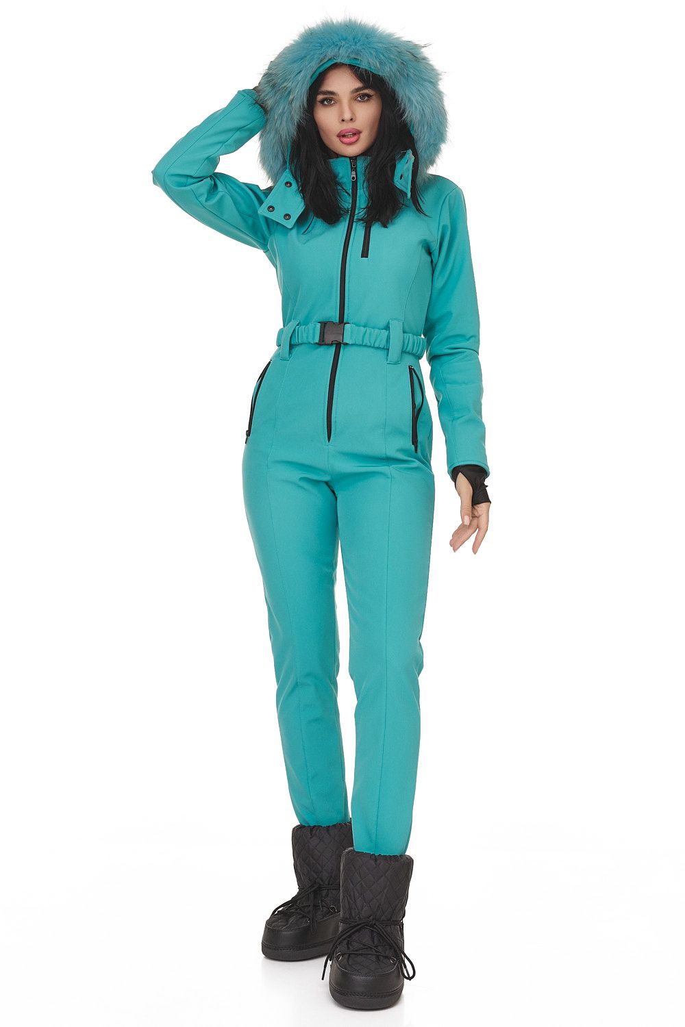 Salopeta ski casual turcoaz Paulis Bogas