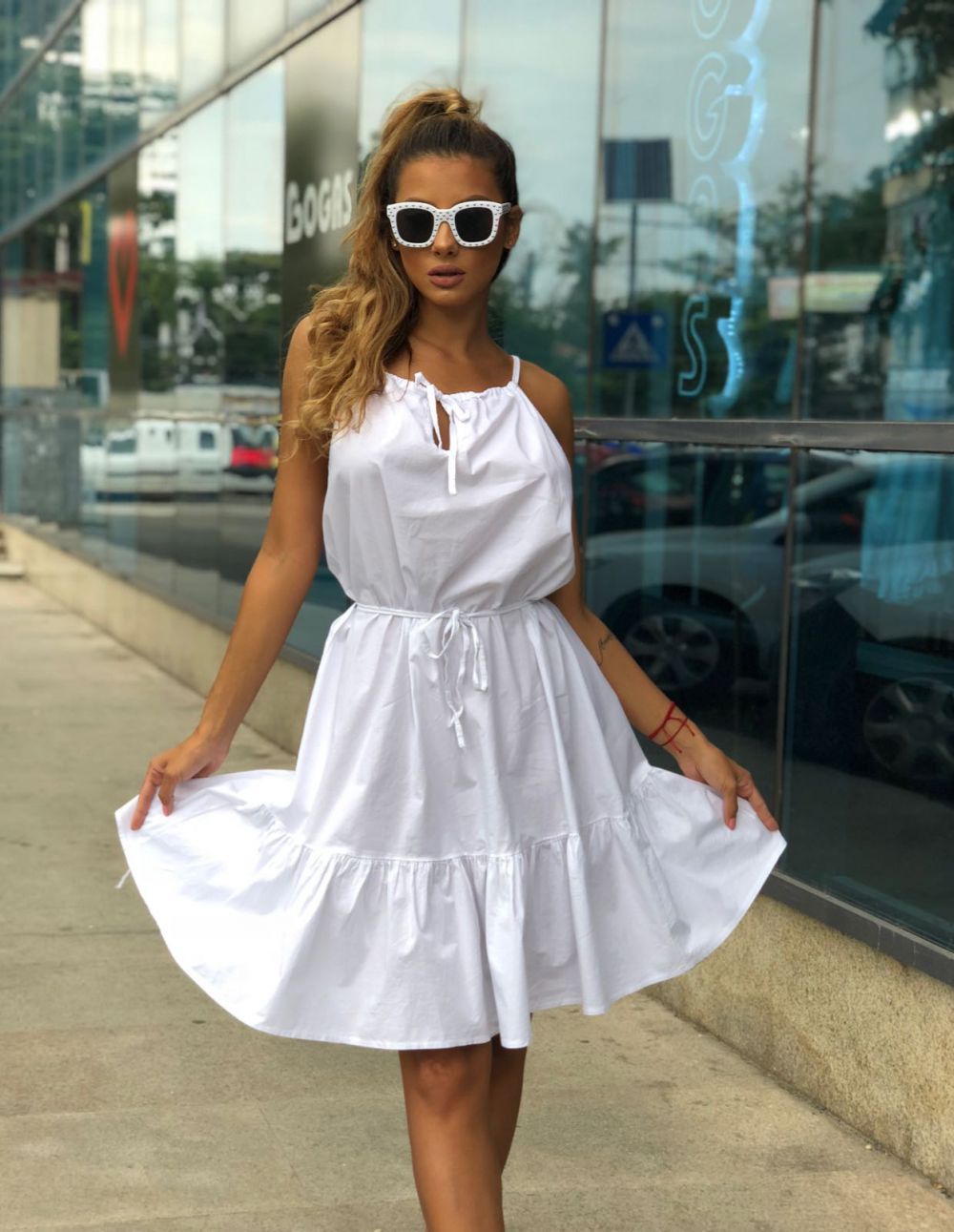 Rochie de Zi Mega White Bogas