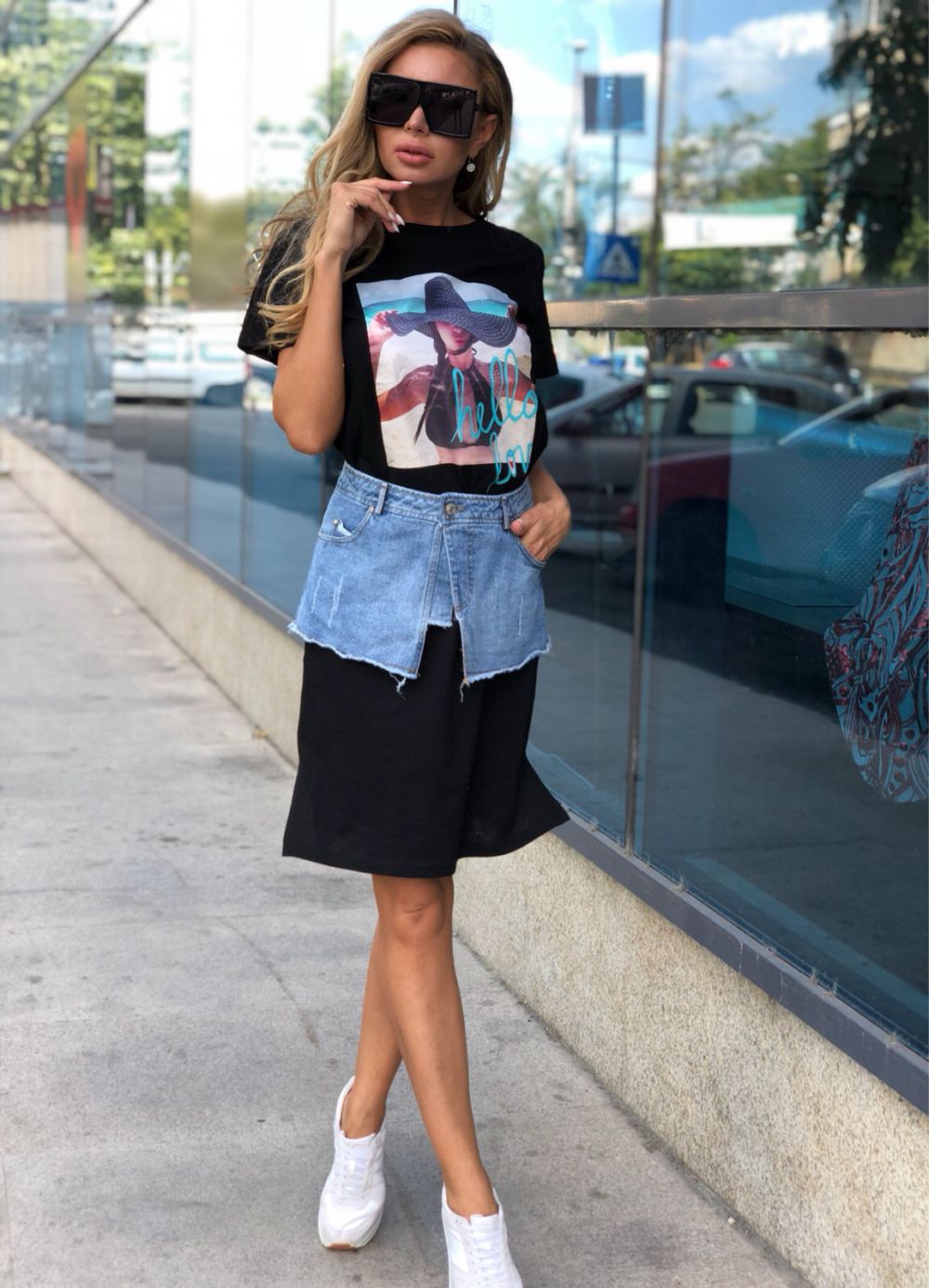 Rochie de Zi Langua Black Bogas