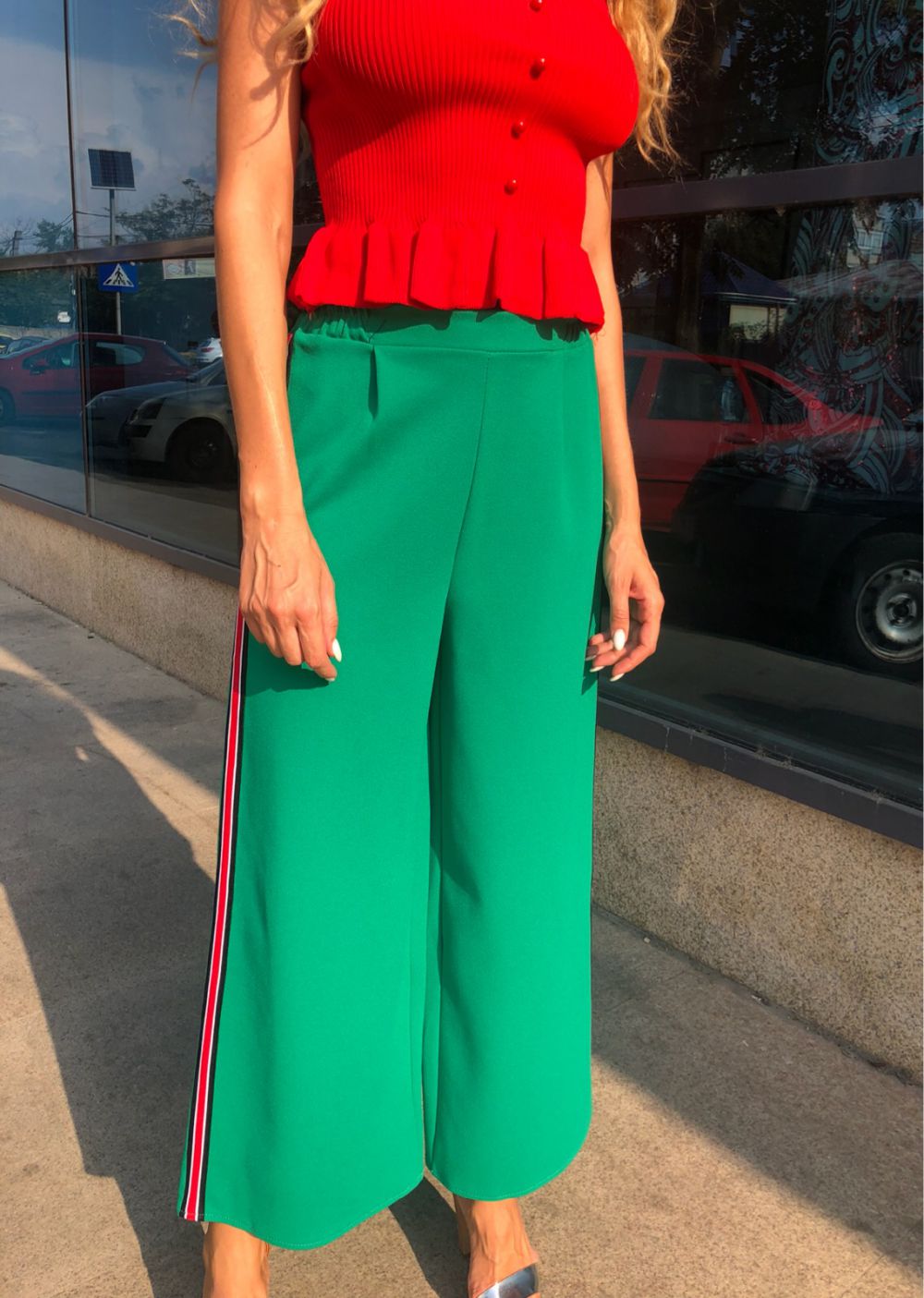 Pantaloni Segura Green Bogas